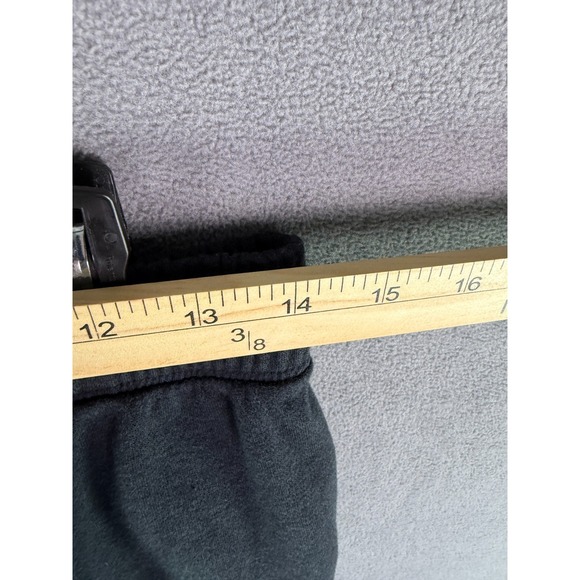 Nike Mens Joggers Sweatpants Small Sportswear Club Fleece Black Color Ankle - Picture 5 of 7